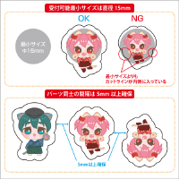 アクリル詰め放題・はがきサイズ(クリアコート対応)