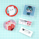 アクリルピンバッジ(定型)