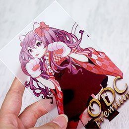 透明カード(プレミアム)(ポストカード 90×140・L判/0.430mm厚)
