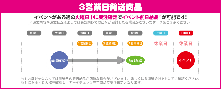 3営業日発送