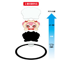 アクリルヘアゴム