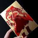 半透明カード(ゴールド)(ポストカード 90×140mm/0.350mm厚)
