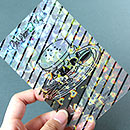 ホログラム透明カード(ポストカード 90×140mm/0.350mm厚)