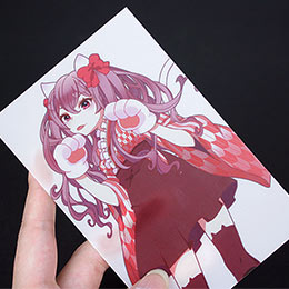 【お急ぎプラン】2営業日発送　半透明カード(ポストカード/0.188㎜厚)
