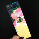 ホログラム透明カード(しおり 40×125mm/0.250mm厚)