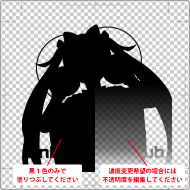 データ制作方法について